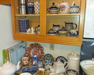 Polish pottery and dishes
