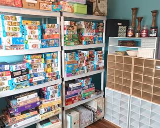 Puzzles and shoe storage