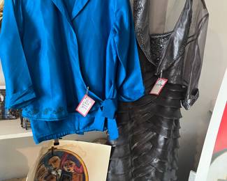 Collectible blue 2 piece set and 
Stunning after 5 evening gown with jacket