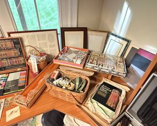 stamps , sewing , picture frames