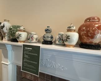 Porcelain Chinese and Japanese vases