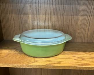 Pyrex Lime Green Casserole Dish w/Lid