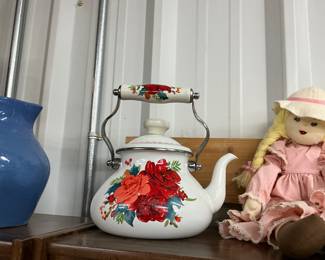 Pioneer Woman Enamel Teapot