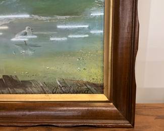 Framed Print "Moonlight Sea" by A.Sehrina