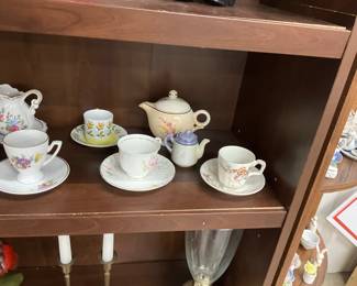 Assorted Cups & Saucers - Teapot - Bowl & Pitcher