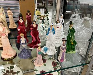 Hamilton Collection of Scarlett Figurines from Gone With The Wind