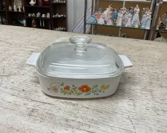 Corningware Wildflower Casserole Dish w/Lid