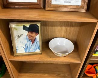 Framed Clay Walker Signed Pic