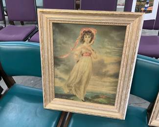 Framed "Pink Lady" Print