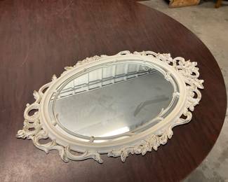 Framed Oval Mirror