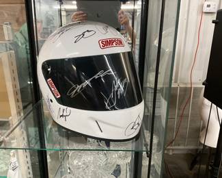 Signed Simpson/NASCAR Full Face Racing Helmet