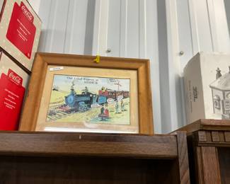 Framed Cartoon Print