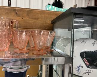 Pink Depression Glass Items