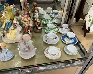 Assorted Cups & Saucers