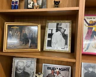 Signed Oak Ridge Boys Framed Picture - Brad Paisley Framed Photo