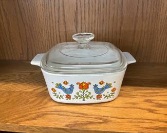 Corning Ware Country Festival Casserole Dish w/Lid