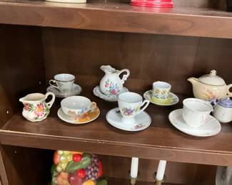 Assorted Cups & Saucers - Teapots & Bowl & Pitcher