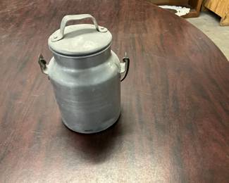 Aluminum Milk Can or Milk Churn