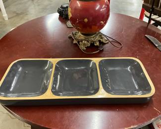 Ceramic 3 Section Tray
