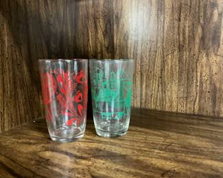 Swanky Swig Glasses Originally used to Package Kraft Cheese
