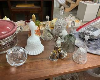 Crystal Ball Candlestick Holder - Assorted Bells