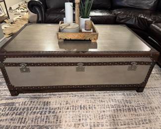 Restoration Hardware steamer trunk