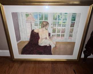 Signed watercolor