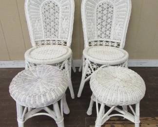 Wicker Chairs & Stools