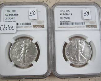 NGC Walking Liberty Half Dollars