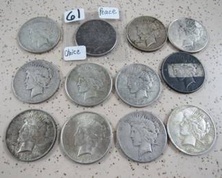 Peace Silver Dollars