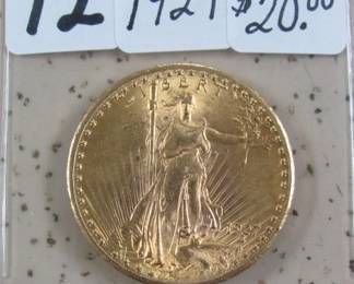 1927 Gold $20.00 Coin