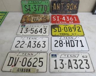 TN License Plates