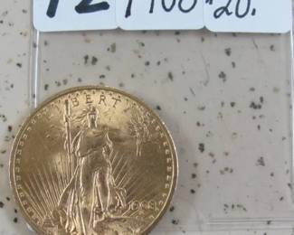 1908 Gold $20.00 Coin