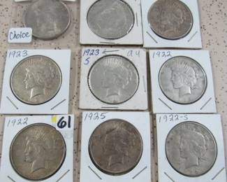 Peace Silver Dollars