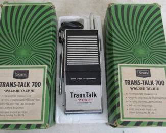 Vintage Sears Walkie Talkies w/Boxes