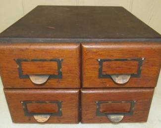 Oak File Cabinet