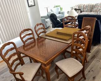 a beautiful made in the USA Table and chair set