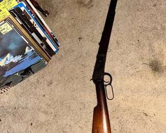 Winchester (I believe) a Model 1894 produced in 1895. Appears to be in GREAT condition. NOTE: All guns and ammo are kept off-premise until the morning of the sale.