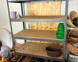 5 shelf heavy duty industrial storage unit.