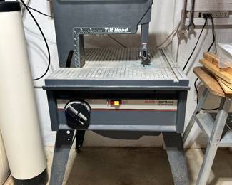 Sears Craftsman 2 Speed band saw with base.