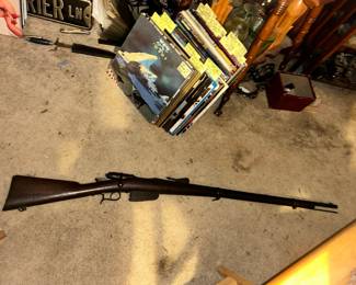 Brescia Model 1870 Italian Vetterli rifle. NOTE: Guns are kept off-premises in an interior storage facility until the morning of the sale. 