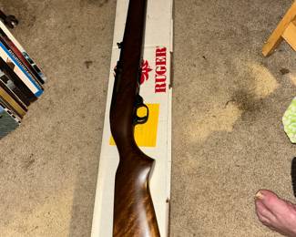 A Ruger 22, also appears to be in great condition.