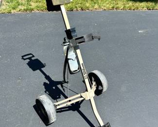 Push/Pull two wheel Wilson golf cart.