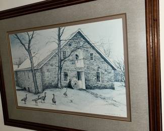 ‘The Daily Beggars’ by Dan Campanelli - signed matted & framed