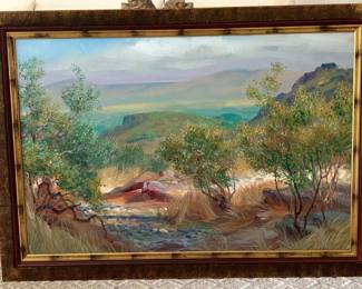 Hidden Desert Palette Oil Canvas Painting Leland Beaman