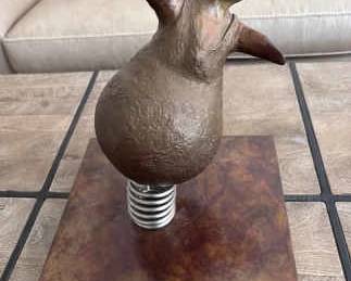 Hand Made Bronze SpinningBobbing Figure