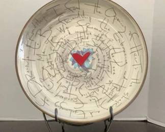 Handmade Friendship Plate