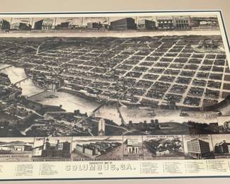 Map Of Columbus, GA Print