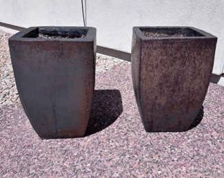 Glazed Garden Pots