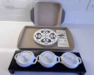 La Creuset, Pampered Chef, Staub
